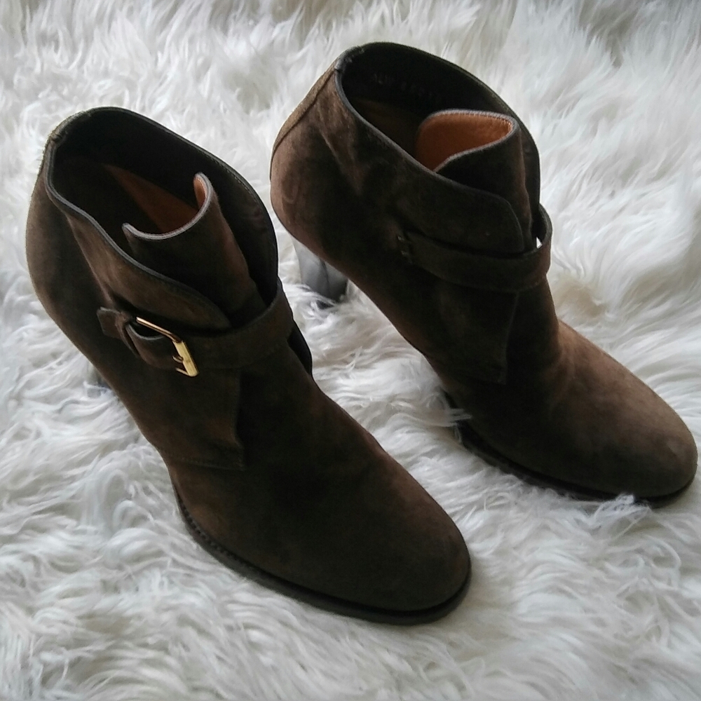 Ralph Lauren Collection Suede Ankle Boots - Picture 12 of 12